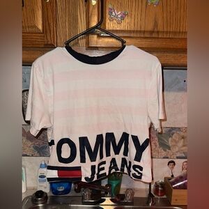 tommy hilifiger cropped shirt!